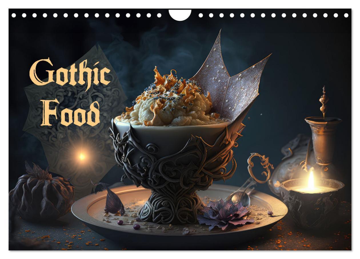 Cover: 9783383667190 | Gothic Food (Wandkalender 2024 DIN A4 quer), CALVENDO Monatskalender