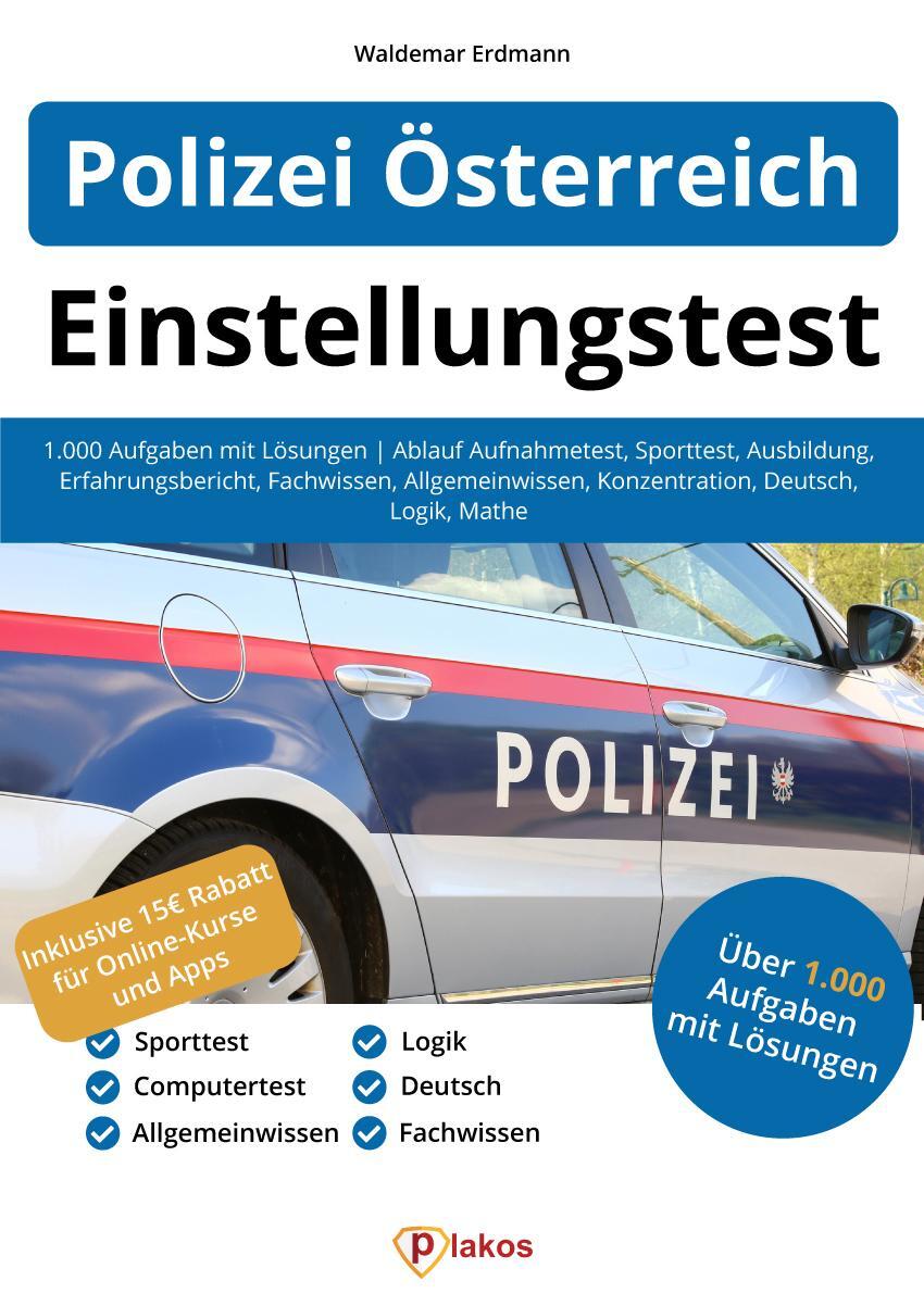 Cover: 9783948144975 | Einstellungstest Polizei Österreich | Waldemar Erdmann | Taschenbuch