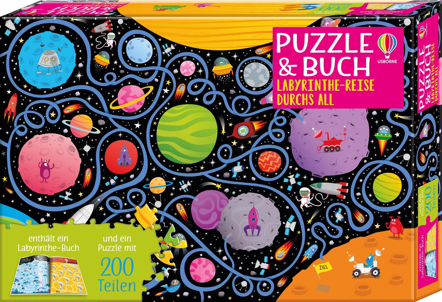 Cover: 9781789418385 | Puzzle &amp; Buch: Labyrinthe-Reise durchs All | Sam Smith | Stück | 24 S.