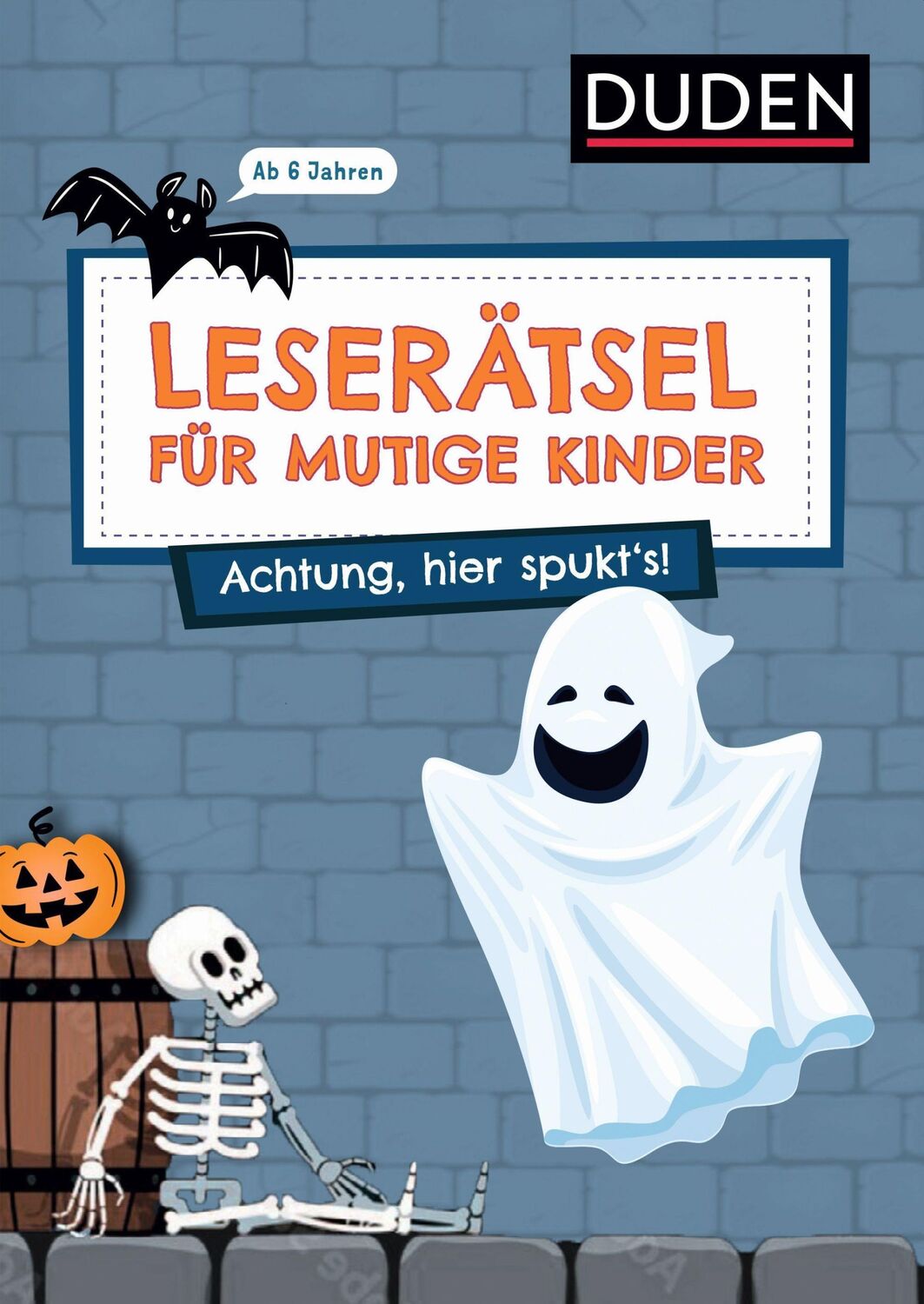 Cover: 9783411780518 | Leserätsel für mutige Kinder - Achtung, hier spukt's! - ab 6 Jahren