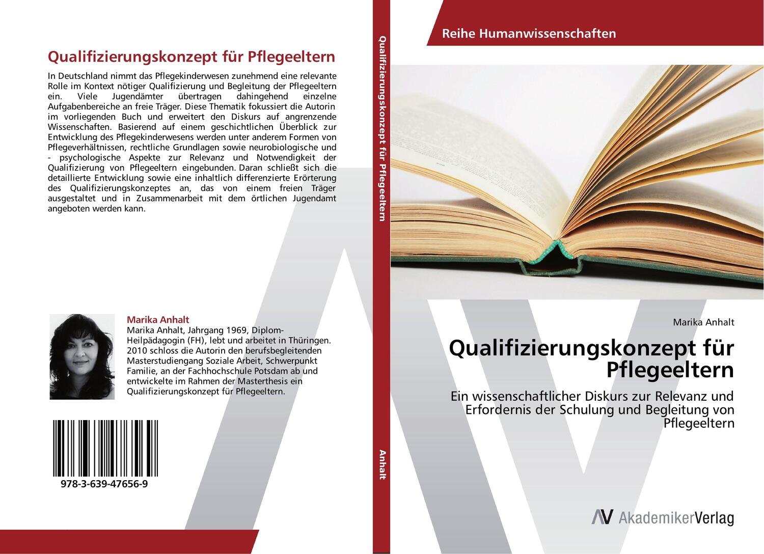 Cover: 9783639476569 | Qualifizierungskonzept für Pflegeeltern | Marika Anhalt | Taschenbuch