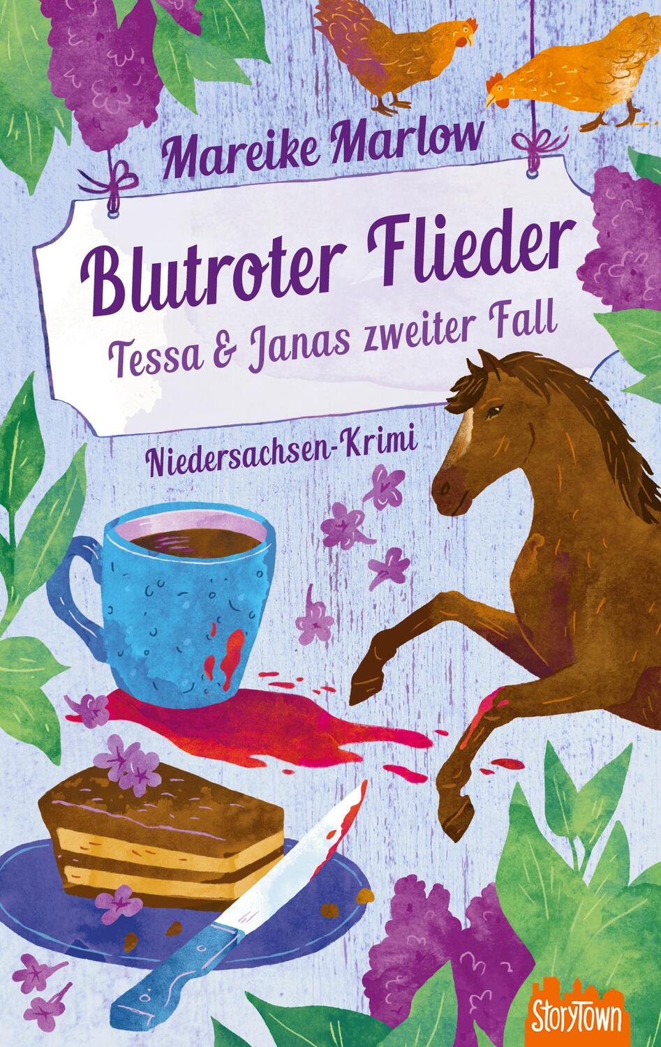 Cover: 9783948876173 | Blutroter Flieder | Tessa &amp; Janas zweiter Fall | Mareike Marlow | Buch