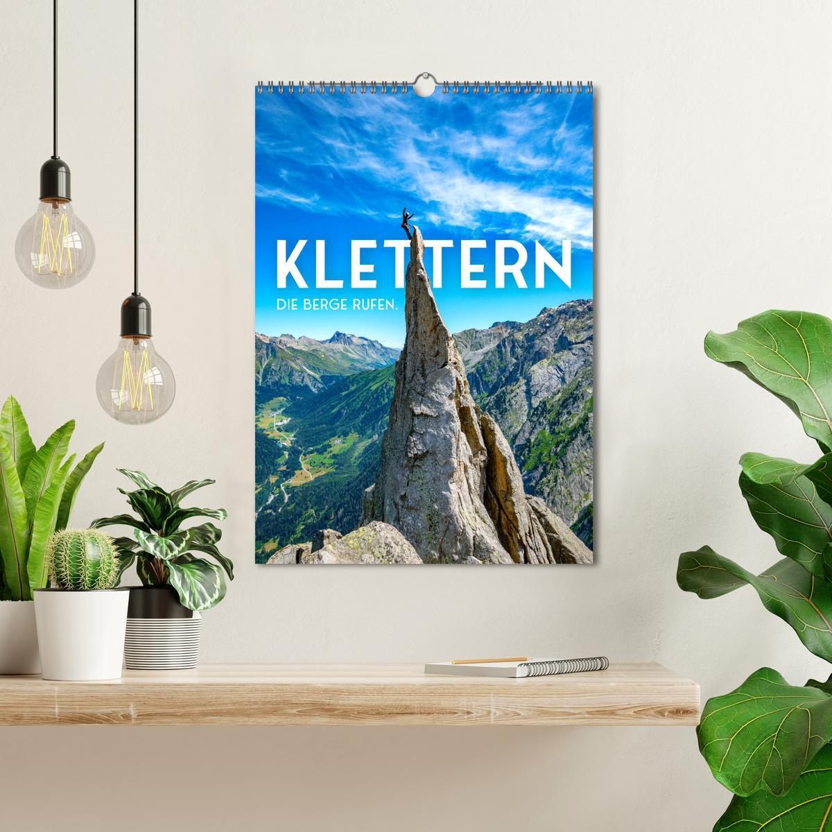 Bild: 9783435894208 | Klettern - Die Berge rufen. (Wandkalender 2025 DIN A3 hoch),...