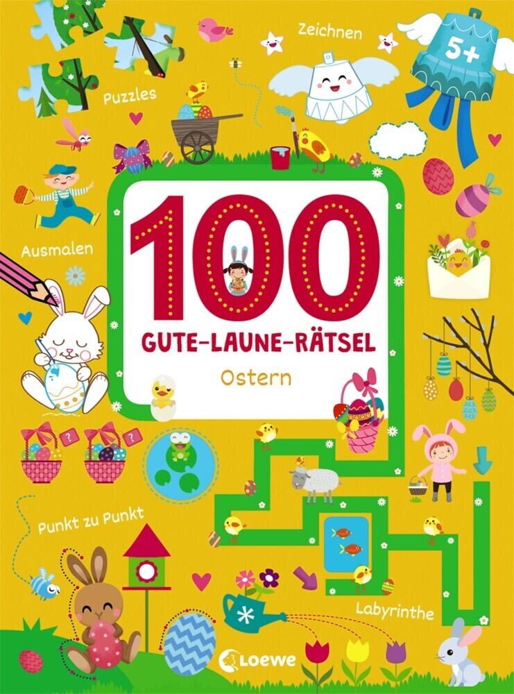 Cover: 9783743204829 | 100 Gute-Laune-Rätsel - Ostern | Loewe Lernen und Rätseln (u. a.)