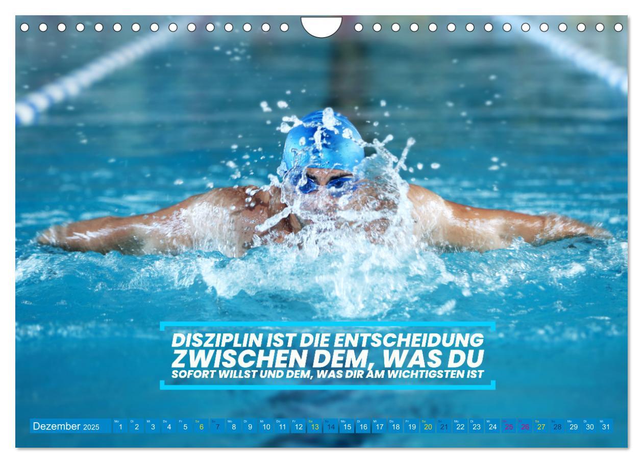 Bild: 9783383867514 | Schwimmen und SUP Begleitet mit coolen Sprüchen (Wandkalender 2025...