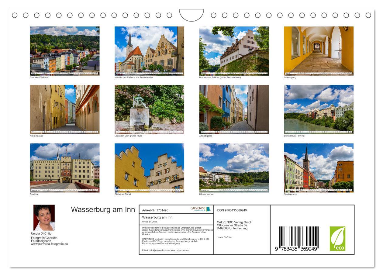 Bild: 9783435369249 | Wasserburg am Inn (Wandkalender 2025 DIN A4 quer), CALVENDO...