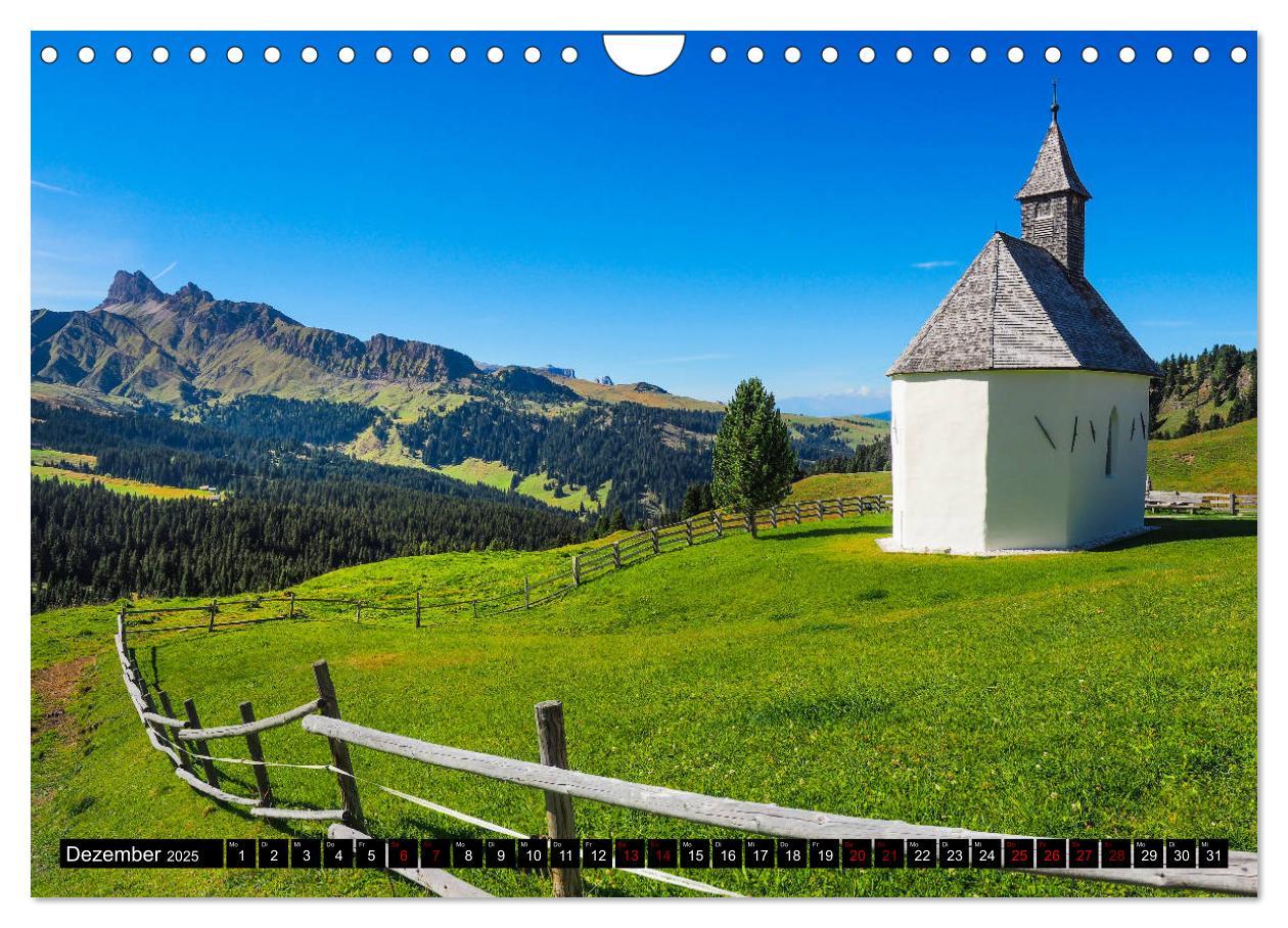 Bild: 9783435127368 | Sehnsucht Seiser Alm (Wandkalender 2025 DIN A4 quer), CALVENDO...