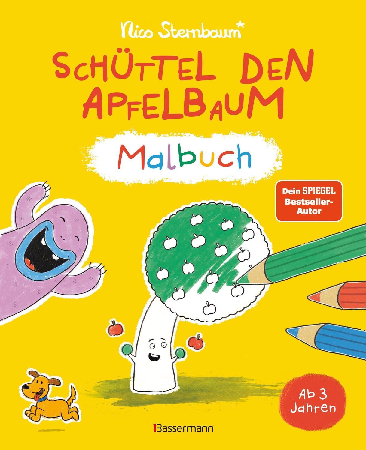 Cover: 9783809446293 | Schüttel den Apfelbaum - Malbuch | Nico Sternbaum | Taschenbuch | 2023