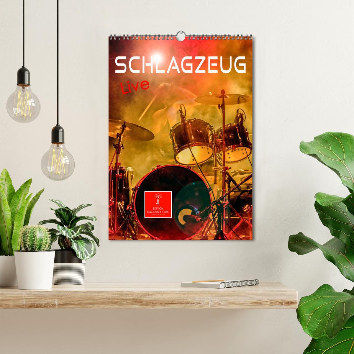 Bild: 9783435910168 | Schlagzeug live (Wandkalender 2025 DIN A3 hoch), CALVENDO...