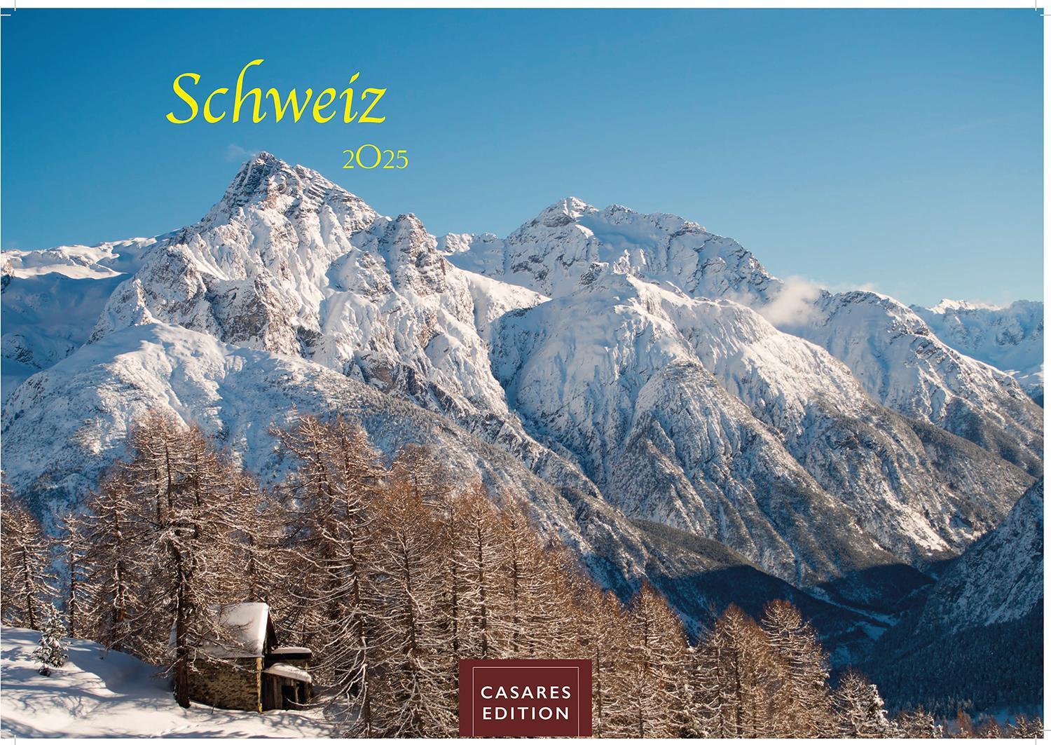 Cover: 9781835241523 | Schweiz 2025 L 35x50cm | Kalender | 14 S. | Deutsch | 2025