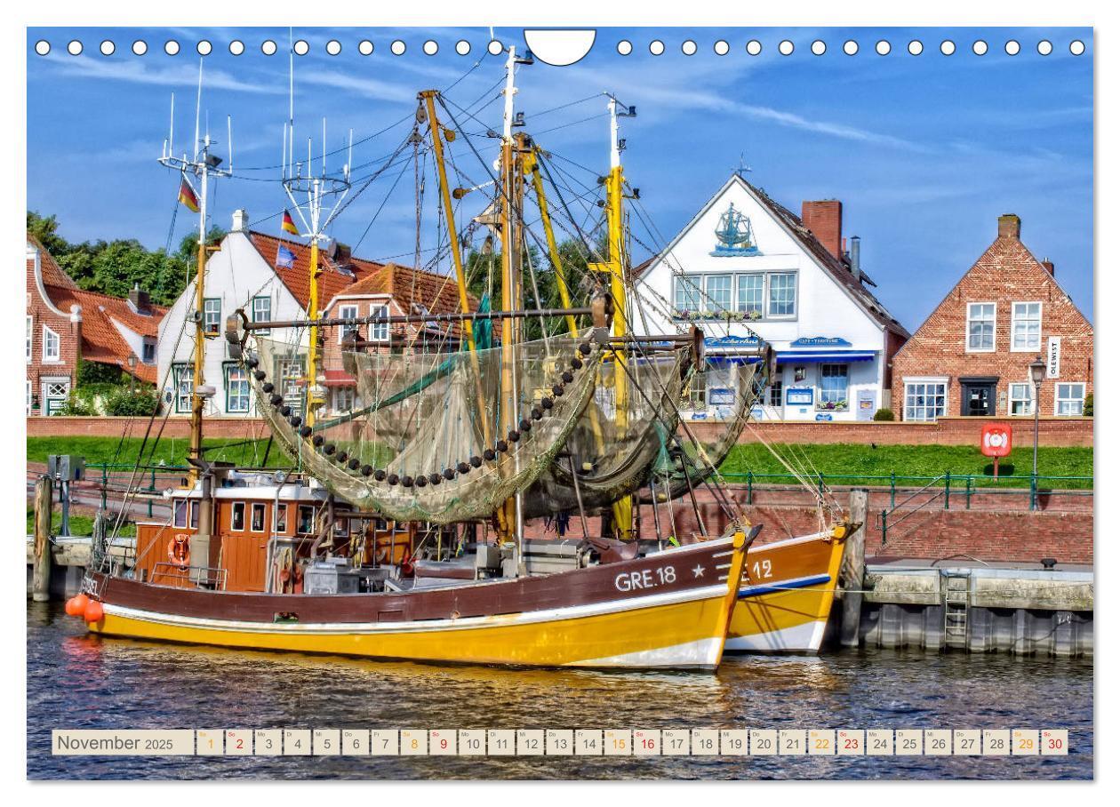 Bild: 9783435433940 | Reise an die Nordsee - Greetsiel (Wandkalender 2025 DIN A4 quer),...