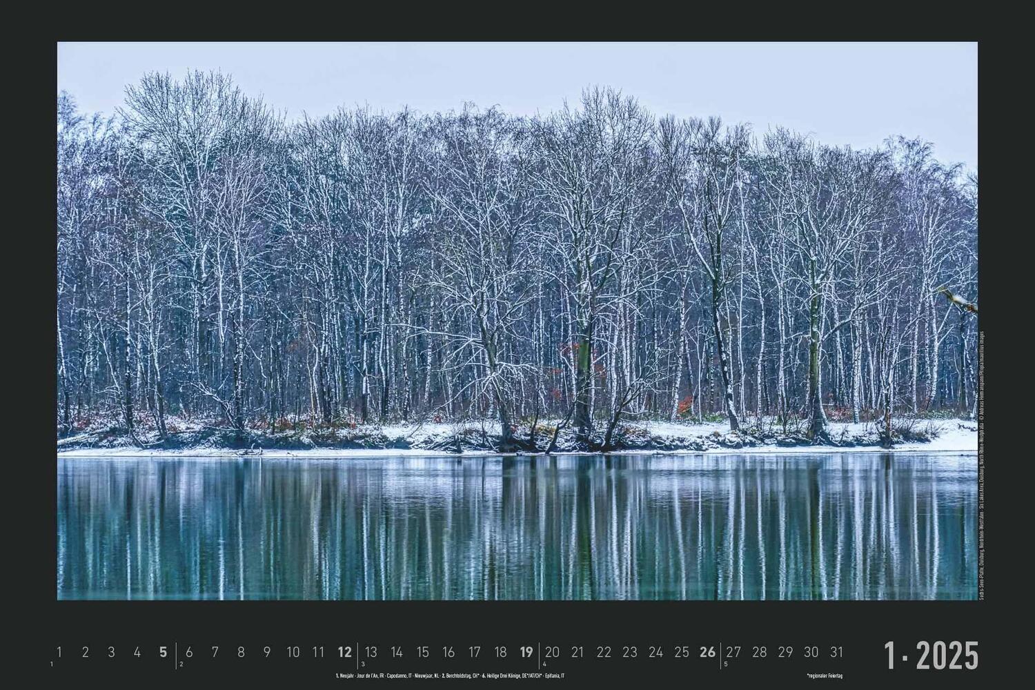 Bild: 4251732342180 | Naturlandschaften Deutschlands 2025 - Bildkalender 49,5x33 cm - die...