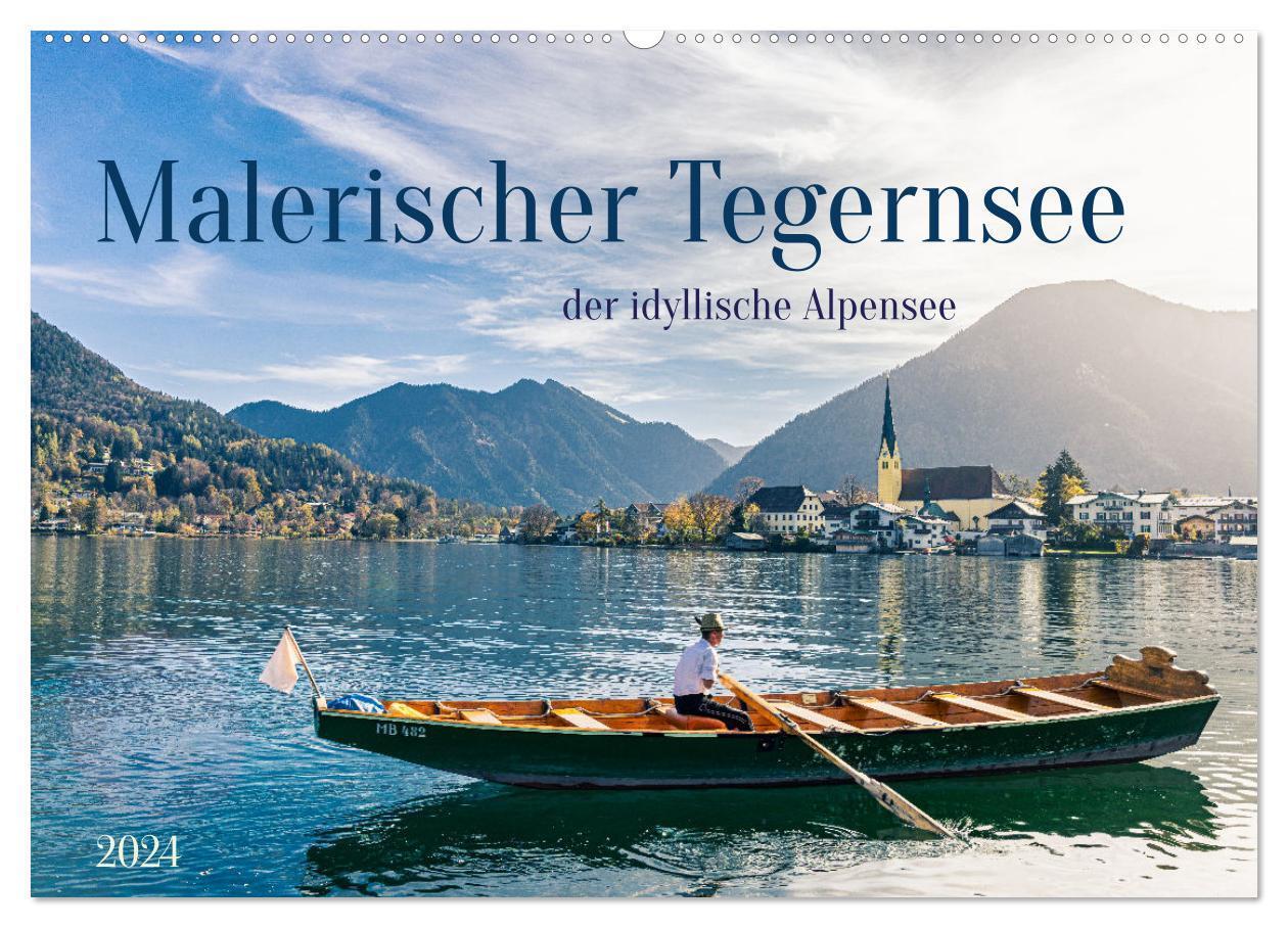 Cover: 9783383718656 | Malerischer Tegernsee (Wandkalender 2024 DIN A2 quer), CALVENDO...