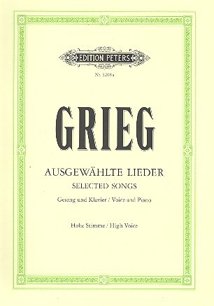 Cover: 9790014014971 | 60 Ausgewahlte Lieder | Edvard Grieg | Buch | Edition Peters