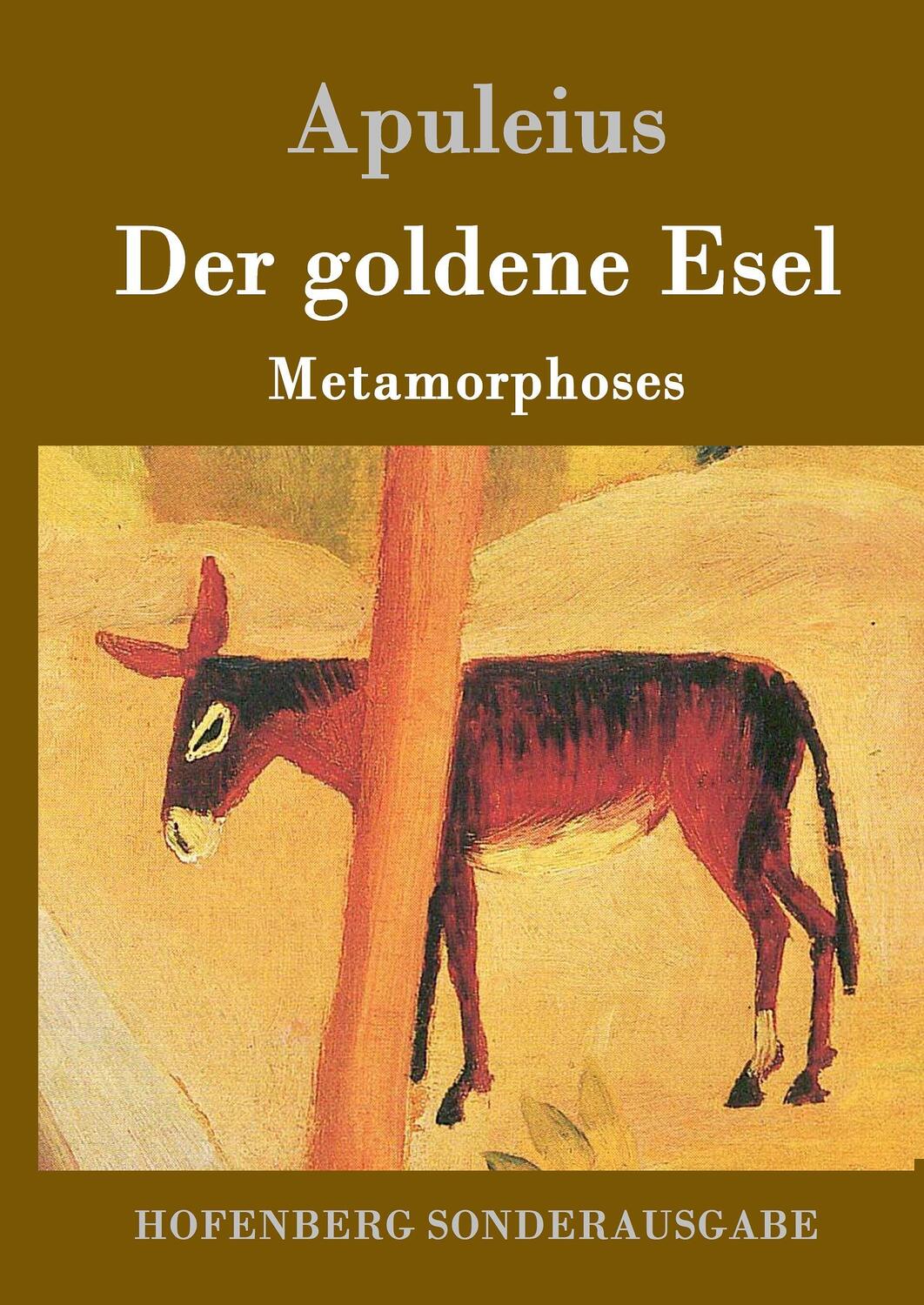 Cover: 9783843080231 | Der goldene Esel | Metamorphoses | Apuleius | Buch | 228 S. | Deutsch