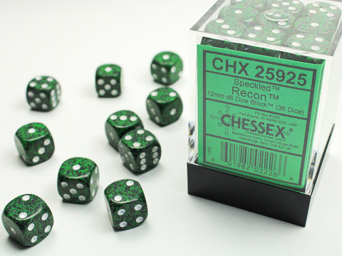 Cover: 601982022266 | Speckled® 12mm d6 Recon™ Dice Block™ (36 dice) | deutsch | Chessex