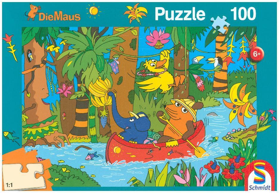Cover: 4001504563134 | Die Maus, Im Dschungel (Kinderpuzzle) | Spiel | In Spielebox | 2018