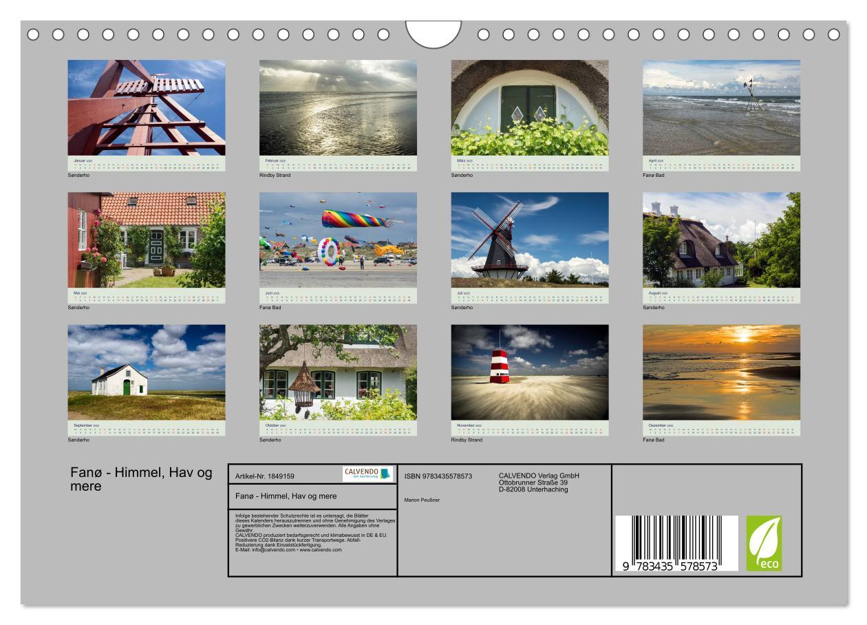 Bild: 9783435578573 | Fanø - Himmel, Hav og mere (Wandkalender 2025 DIN A4 quer),...