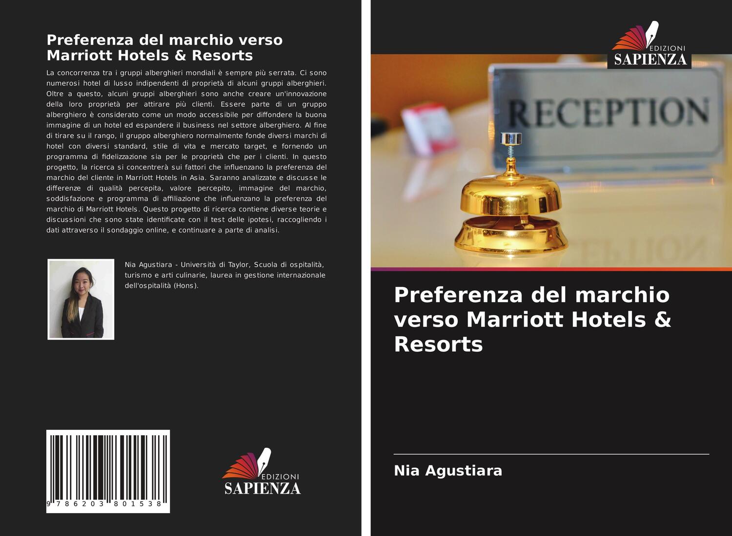 Cover: 9786203801538 | Preferenza del marchio verso Marriott Hotels &amp; Resorts | Nia Agustiara