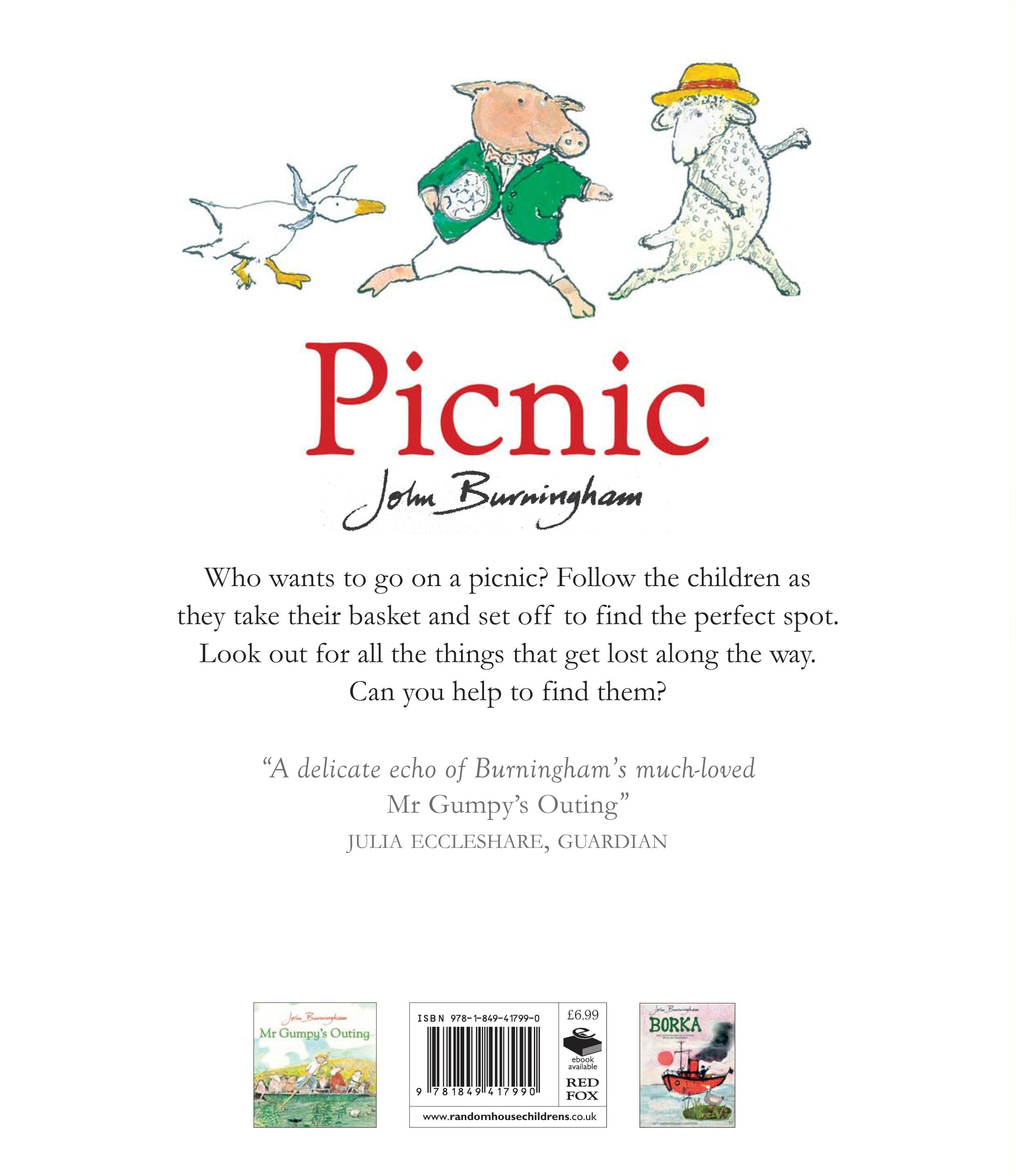 Rückseite: 9781849417990 | Picnic | John Burningham | Taschenbuch | Kartoniert / Broschiert