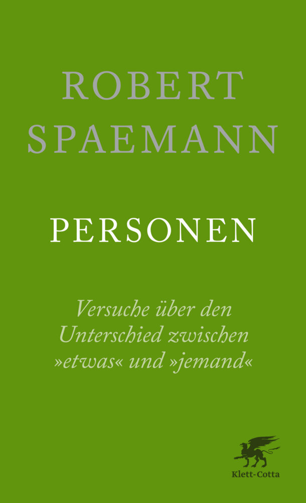 Cover: 9783608962222 | Personen | Versuche über den Unterschied zwischen "etwas" und "jemand"