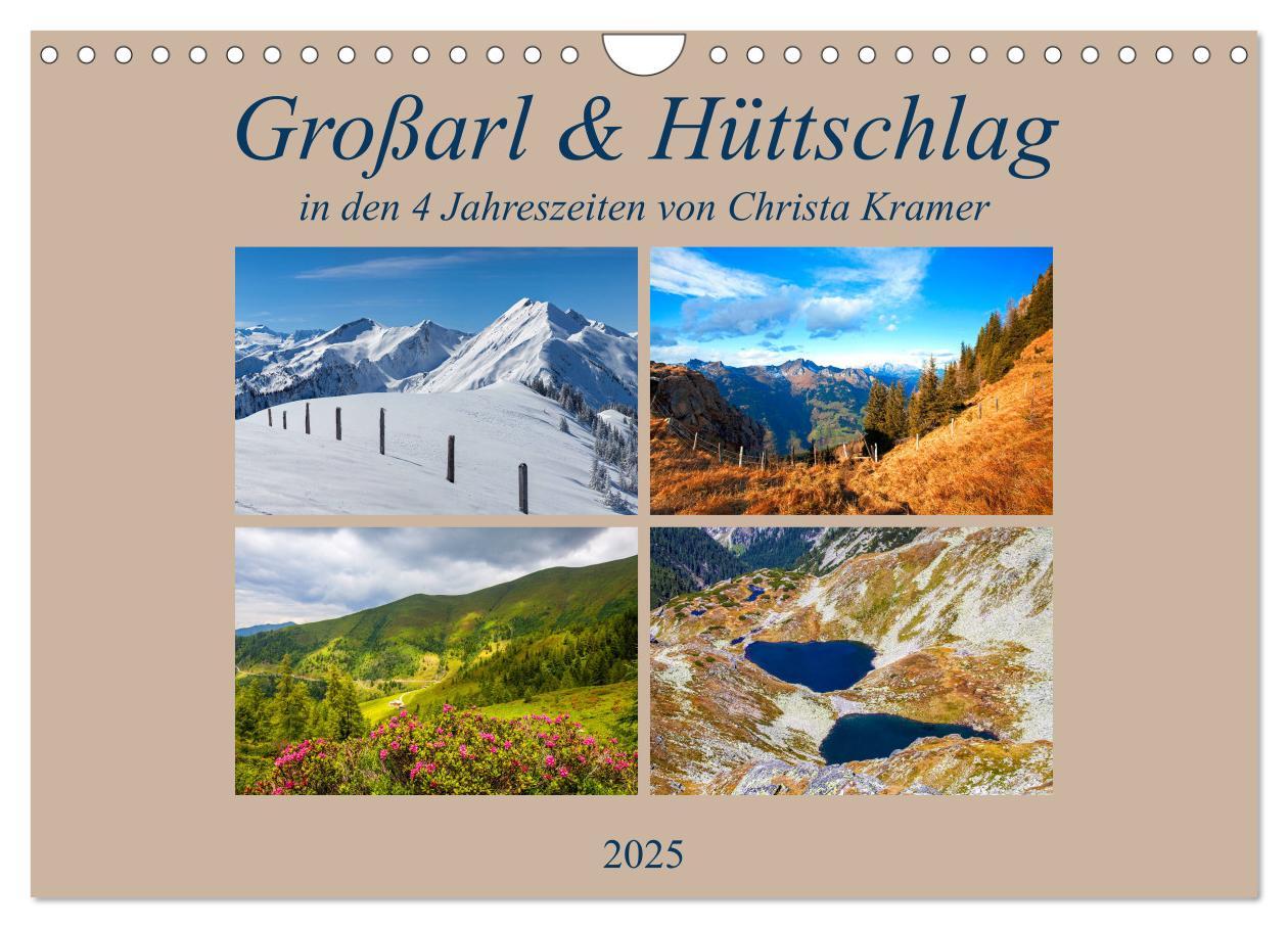 Cover: 9783435163595 | Großarl &amp; Hüttschlag (Wandkalender 2025 DIN A4 quer), CALVENDO...