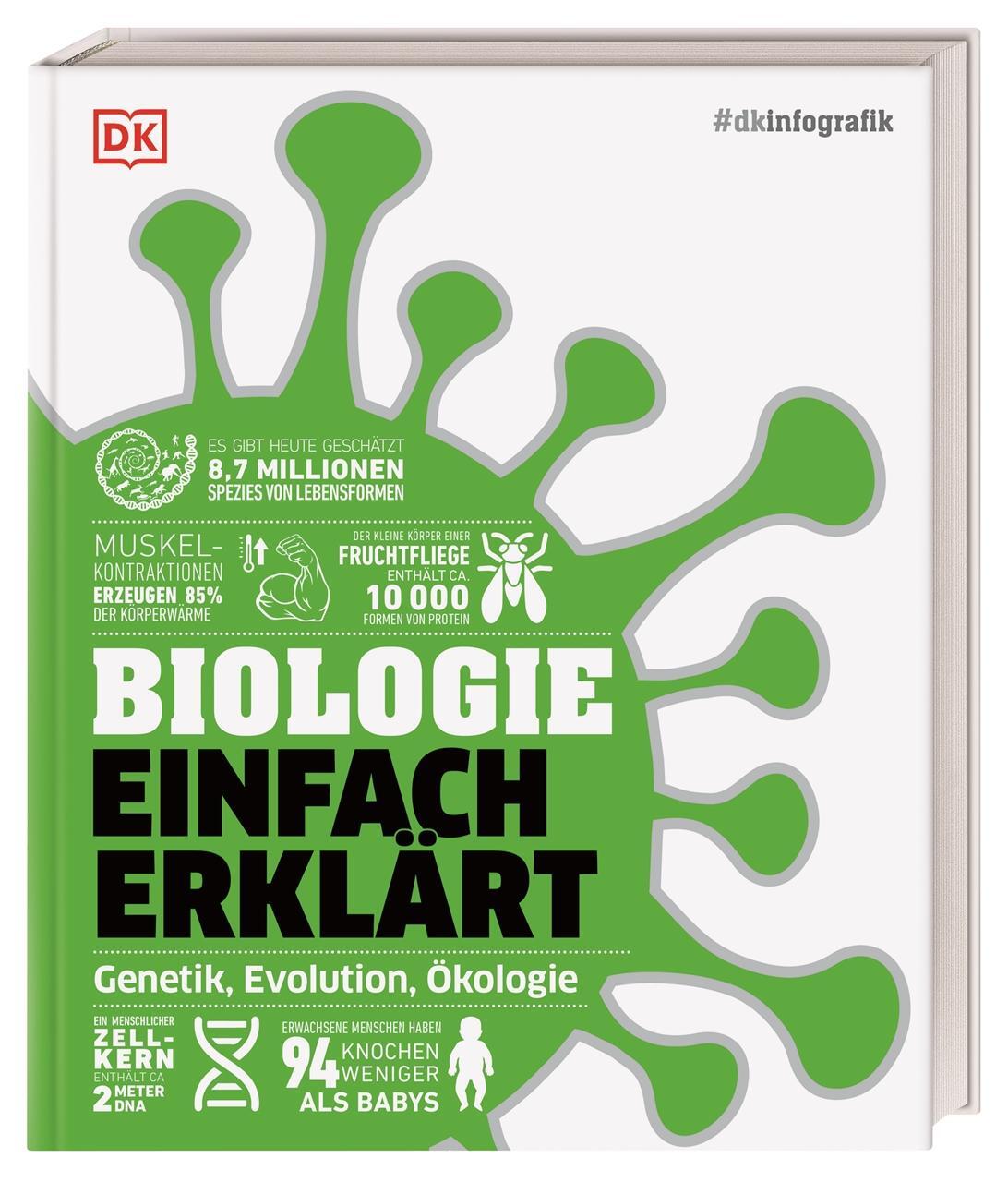 Cover: 9783831048205 | #dkinfografik. Biologie einfach erklärt | Jack Challoner (u. a.)