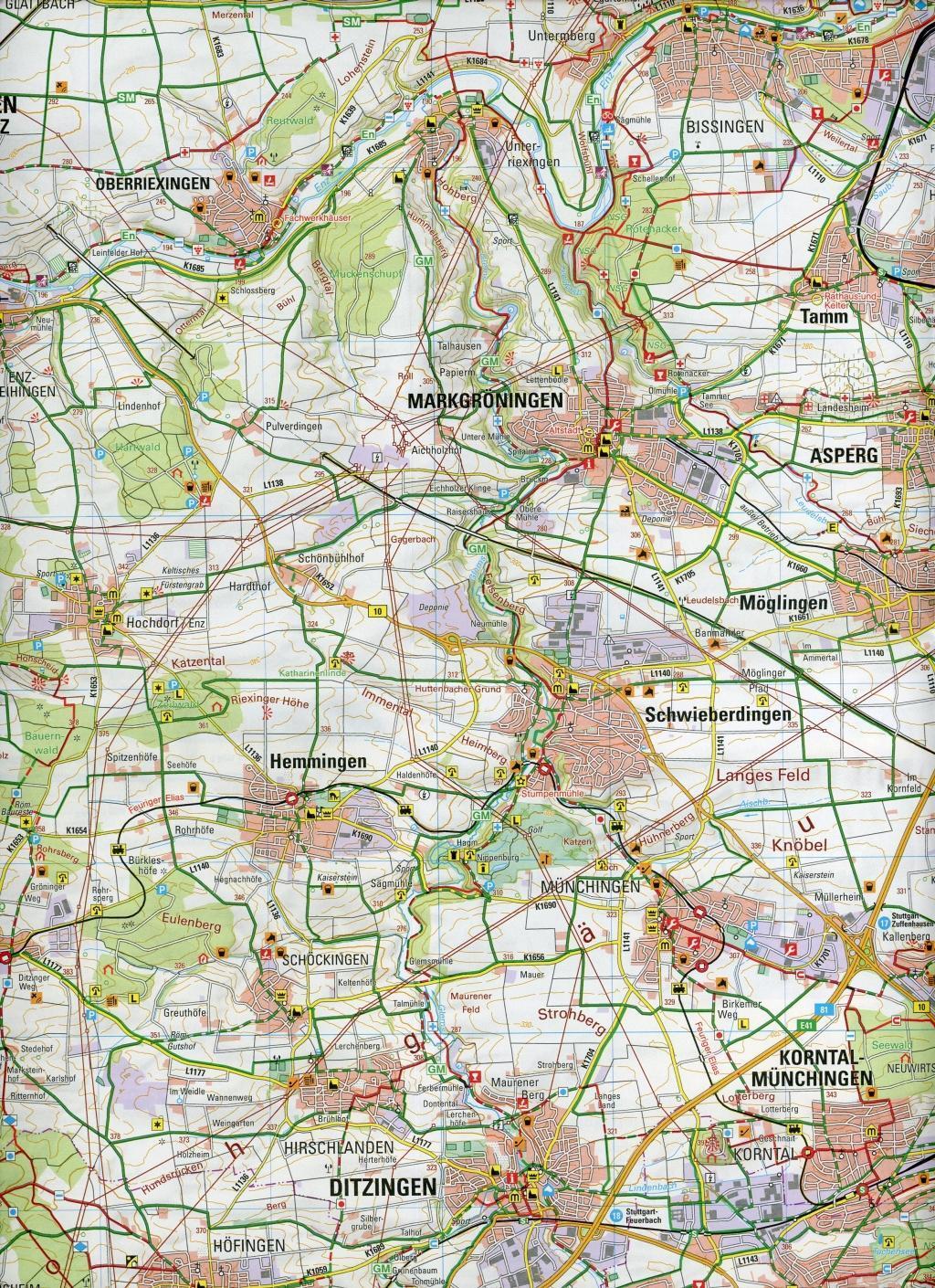 Bild: 9783863983963 | Freizeitkarte Stuttgart und Umgebung 1 : 50 000 | (Land-)Karte | 2015