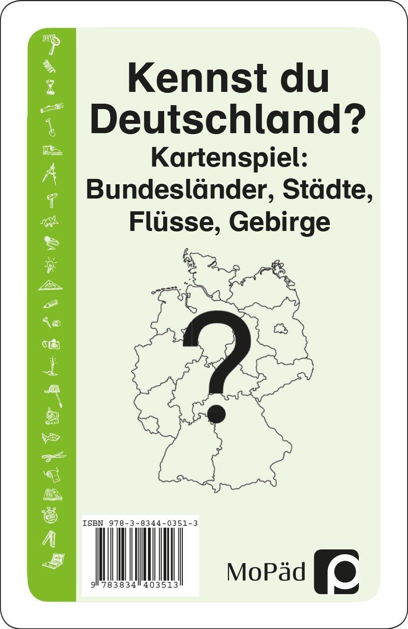 Cover: 9783834403513 | Kennst du Deutschland? | Bernd Wehren | Spiel | Edition MOPÄD | 2015
