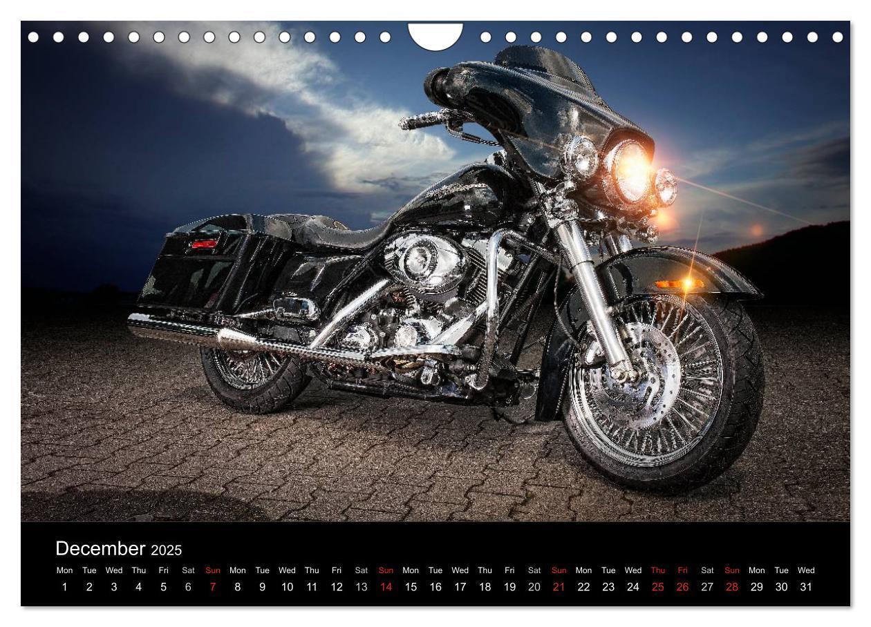 Bild: 9781325961658 | Motorbike Dreams (Wall Calendar 2025 DIN A4 landscape), CALVENDO 12...