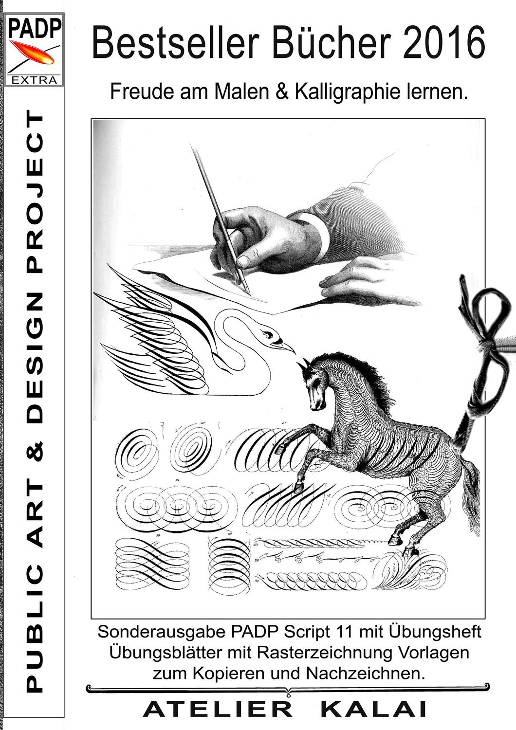 Cover: 9783743196667 | Bestseller Bücher 2016 - Freude am Malen & Kalligraphie lernen. | Buch