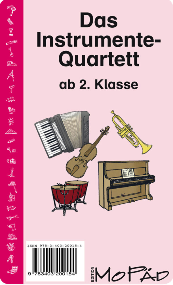 Cover: 9783403200154 | Das Instrumente-Quartett (Kartenspiel) | (2. bis 4. Klasse) | Wehren