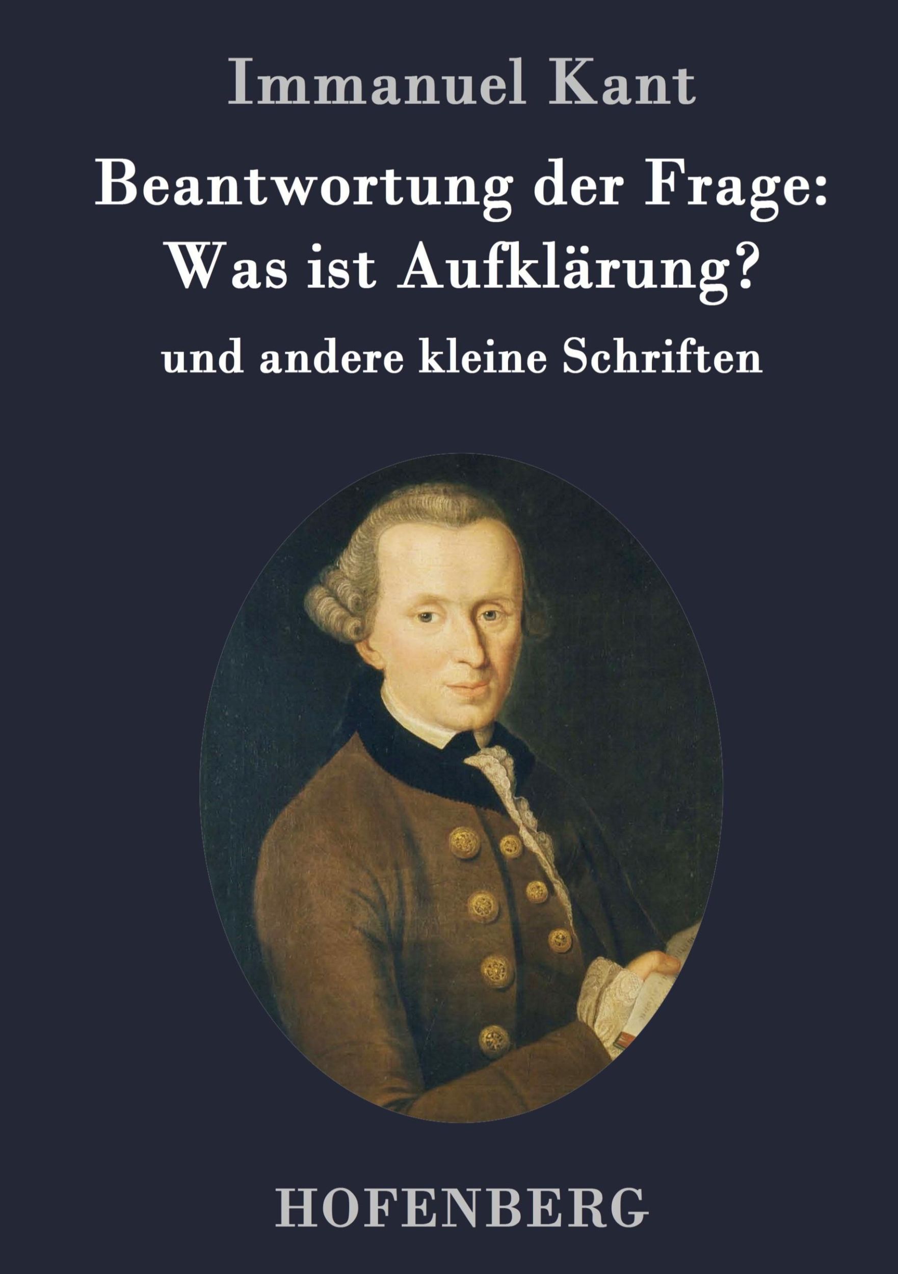 Cover: 9783843092098 | Beantwortung der Frage: Was ist Aufklärung? | Immanuel Kant | Buch