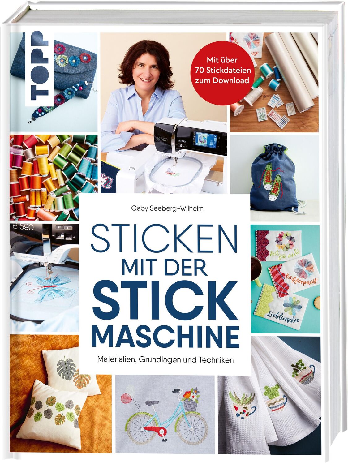 Cover: 9783735870803 | Sticken mit der Stickmaschine | Gabriele Seeberg-Wilhelm | Buch | 2023