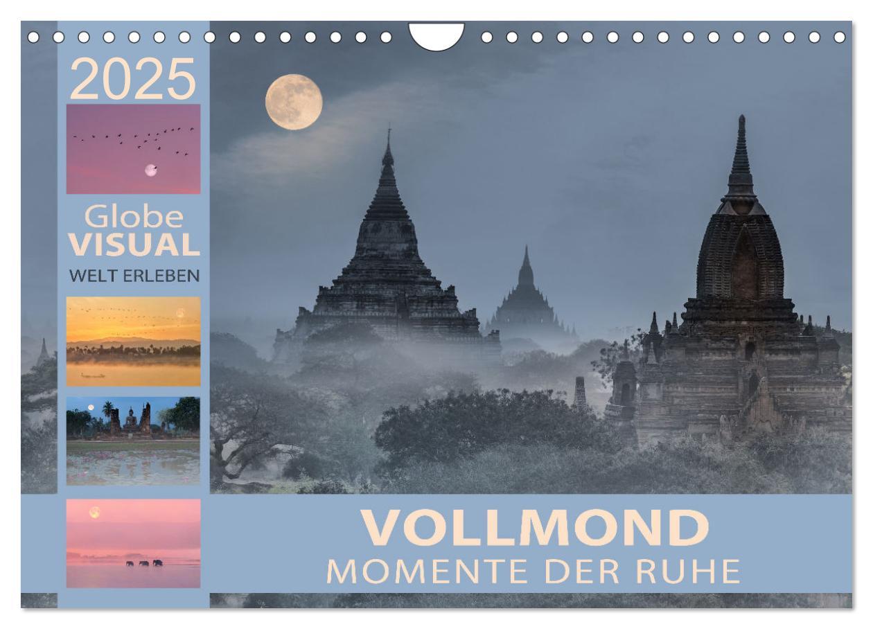 Cover: 9783435062300 | Vollmond - Momente der Ruhe (Wandkalender 2025 DIN A4 quer),...