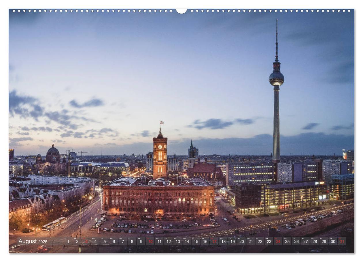 Bild: 9783435305643 | Berlin von oben (Wandkalender 2025 DIN A2 quer), CALVENDO...