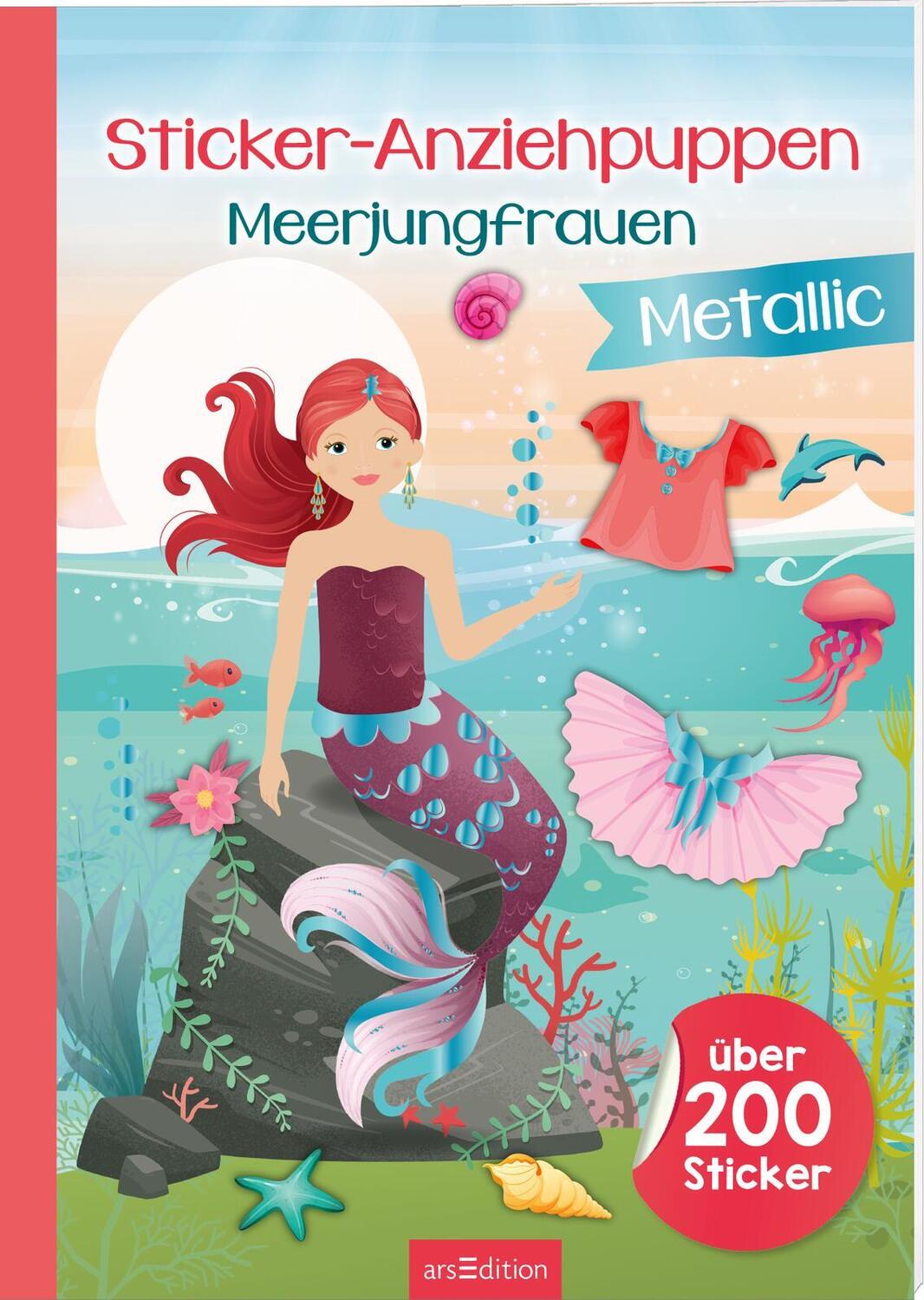 Cover: 9783845851631 | Sticker-Anziehpuppen Metallic - Meerjungfrauen | Taschenbuch | 40 S.