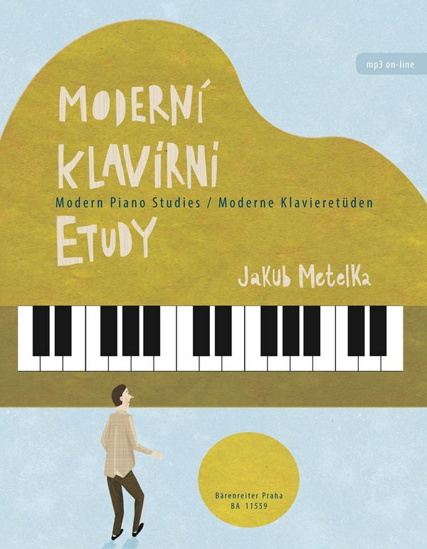 Cover: 9790260108769 | Moderne Klavieretüden | Engl/tschech/dt | Jakub Metelka | Broschüre