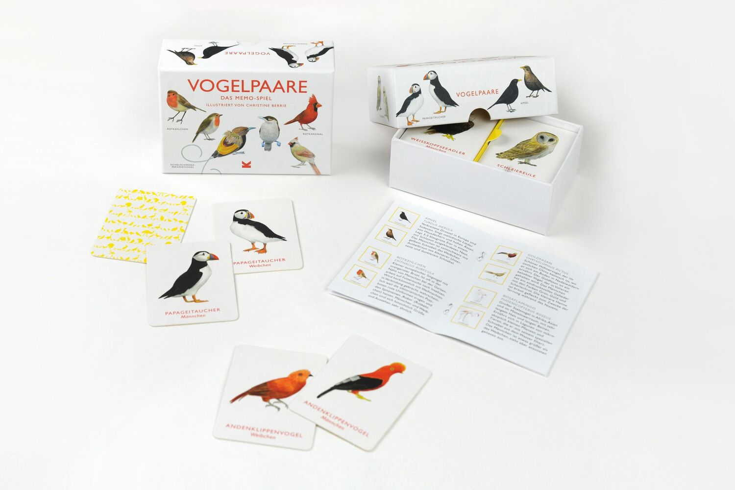 Bild: 9783962440084 | Vogelpaare | Das Memo-Spiel | Christine Berrie | Spiel | 50 S. | 2018