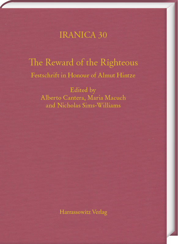 Cover: 9783447118408 | The Reward of the Righteous | Festschrift in Honour of Almut Hintze