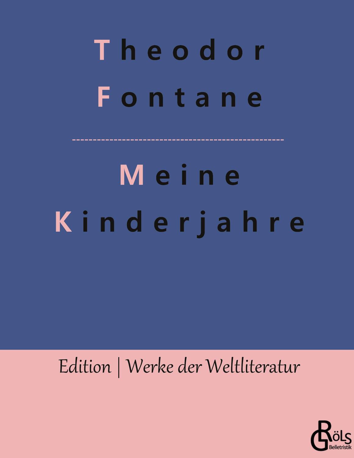 Cover: 9783966371964 | Meine Kinderjahre | Autobiografischer Roman | Theodor Fontane | Buch