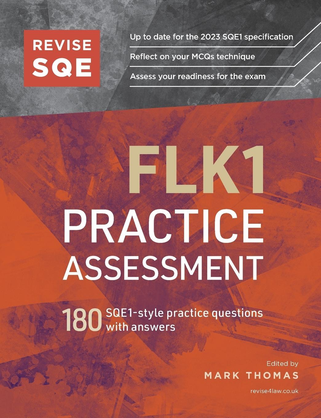 Cover: 9781914213441 | Revise SQE FLK1 Practice Assessment | Mark Thomas | Taschenbuch | 2023