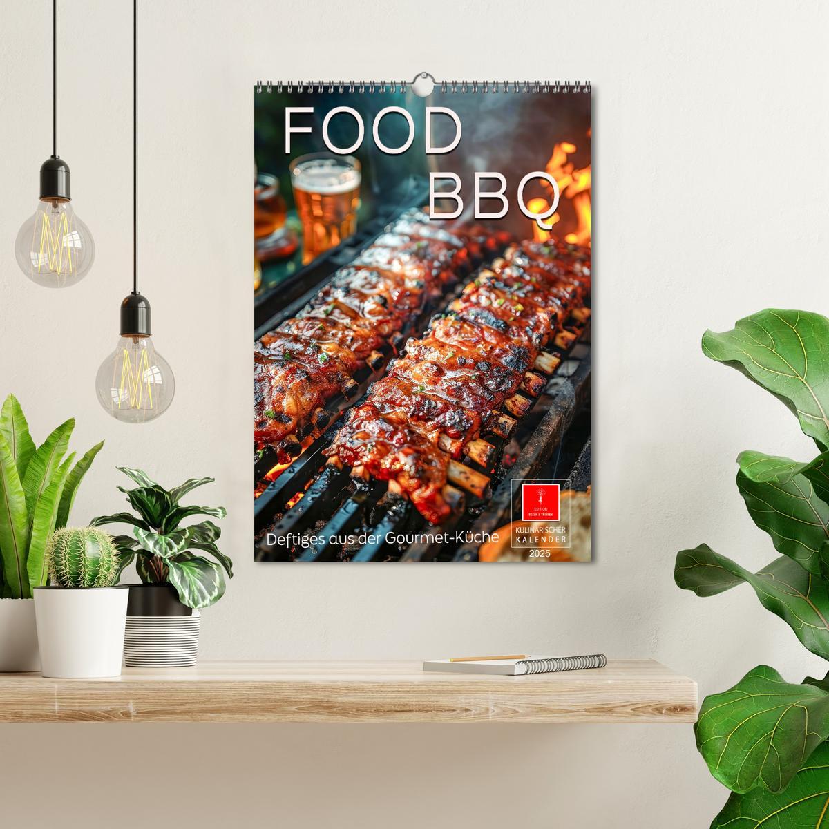 Bild: 9783457123034 | Food BBQ - Deftiges aus der Gourmet-Küche (Wandkalender 2025 DIN A3...