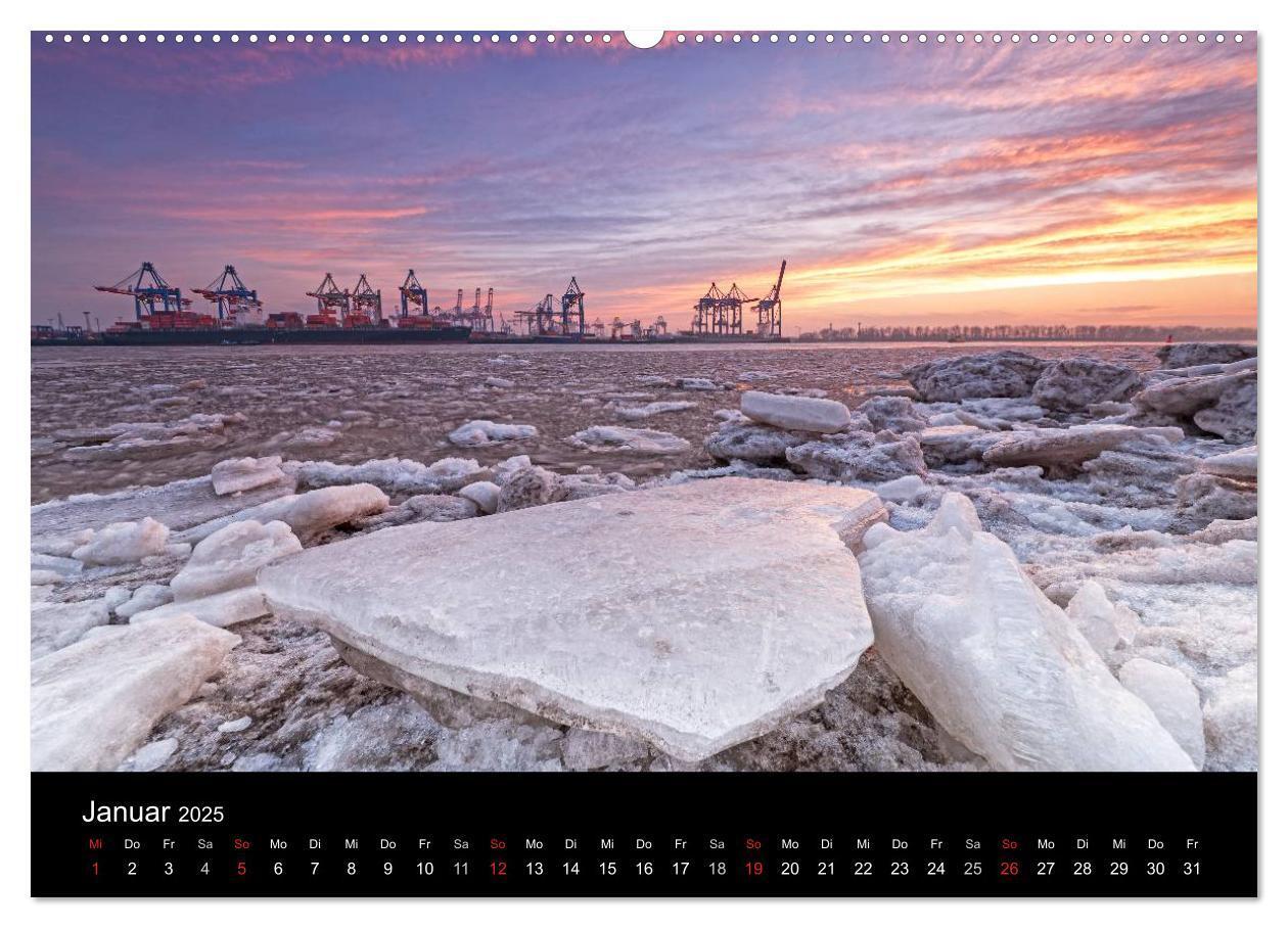 Bild: 9783435621385 | Hamburg . Das Tor zur Welt... (Wandkalender 2025 DIN A2 quer),...