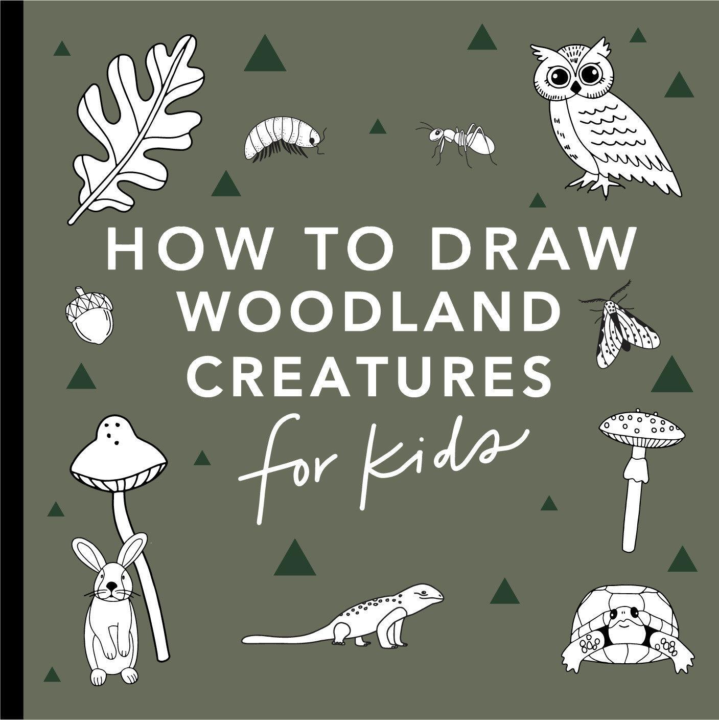 Cover: 9781958803721 | Mushrooms &amp; Woodland Creatures: How to Draw Books for Kids with...