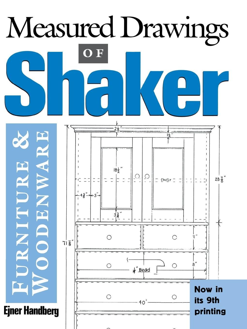 Cover: 9780936399201 | Measured Drawings of Shaker Furniture and Woodenware | Ejner Handberg