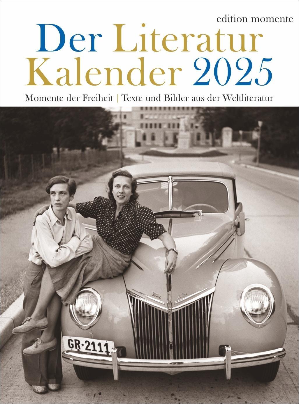 Cover: 9783840041051 | Der Literatur Kalender Wochenkalender 2025 | Claudia Jürgens | 60 S.