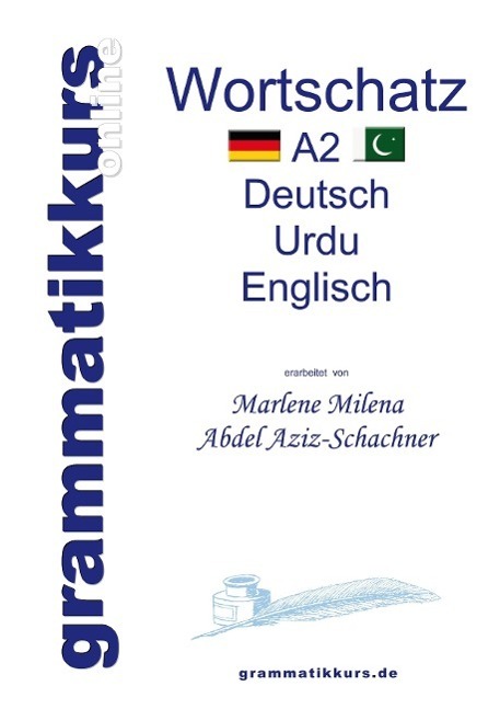 Cover: 9783734766886 | Wörterbuch Deutsch - Urdu- Englisch A2 | Marlene Abdel Aziz-Schachner