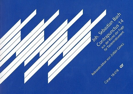 Cover: 9790007090517 | Contrapunctus 14 für Orgel aus der Kunst der Fuge Göncz, Zoltan, Hrsg.