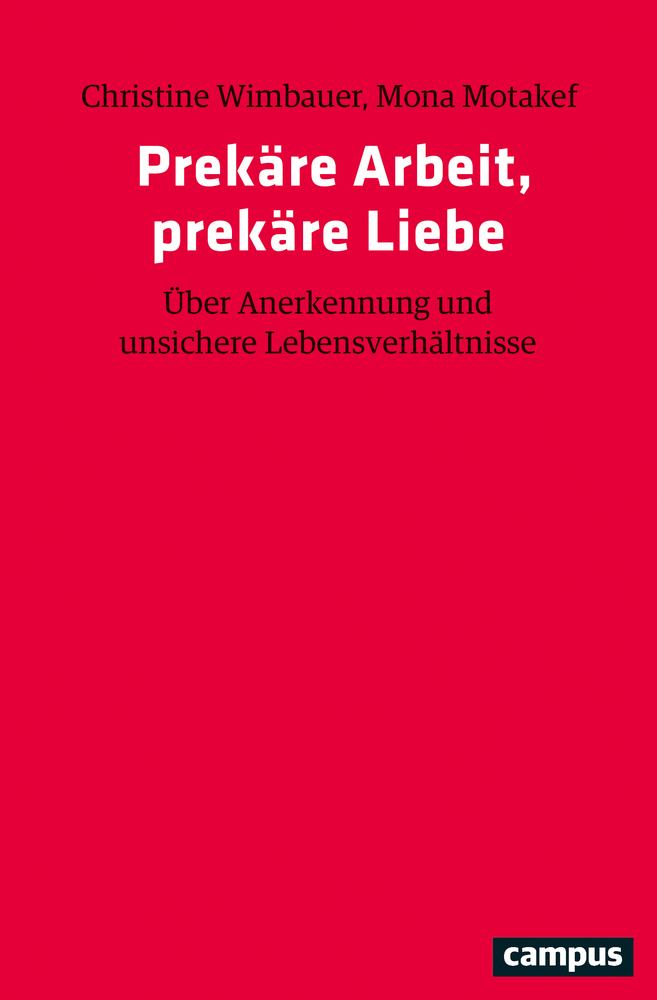 Cover: 9783593512402 | Prekäre Arbeit, prekäre Liebe | Christine Wimbauer (u. a.) | Buch